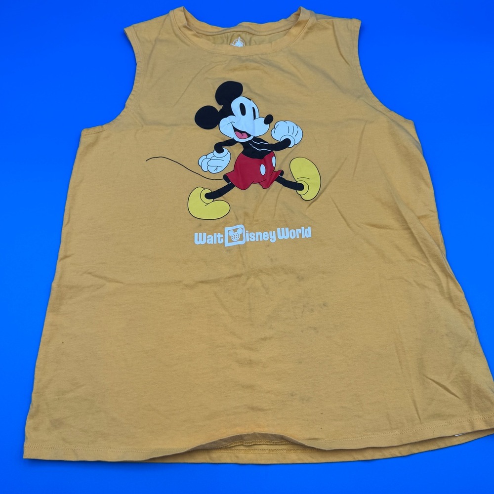 Disney Mickey Mouse Yellow Tank Top